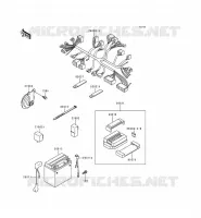 CHASSIS EQUIPMENT ELECTRIQUE pour Kawasaki ZEPHYR