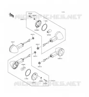 CLIGNOTANTS pour Kawasaki ZEPHYR