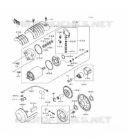 D&Eacute;MARREUR pour Kawasaki ZEPHYR