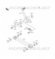 PEDALE DE FREIN pour Kawasaki ZEPHYR