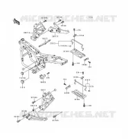SUPPORT BATTERIE pour Kawasaki ZEPHYR