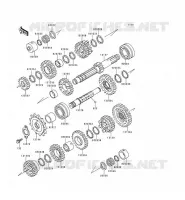 TRANSMISSION pour Kawasaki ZEPHYR