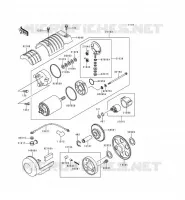 D&Eacute;MARREUR pour Kawasaki ZEPHYR