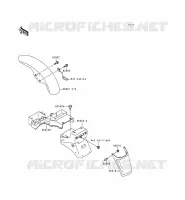 GARDE BOUE pour Kawasaki ZEPHYR