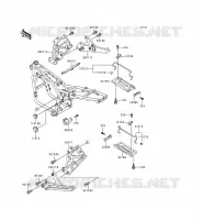 SUPPORT BATTERIE pour Kawasaki ZEPHYR