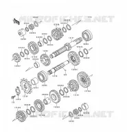 TRANSMISSION pour Kawasaki ZEPHYR