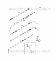 CABLES pour Kawasaki ZEPHYR