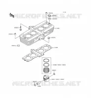 CYLINDRE/PISTON pour Kawasaki ZEPHYR