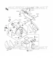 FILTRE A AIR pour Kawasaki ZEPHYR