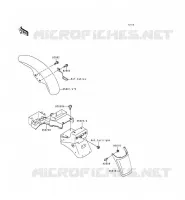 GARDE BOUE pour Kawasaki ZEPHYR
