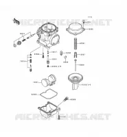 PI&Egrave;CES DE CARBURATEUR pour Kawasaki ZEPHYR