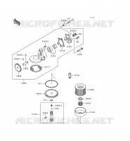 POMPE A HUILE pour Kawasaki ZEPHYR
