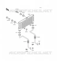 RADIATEUR D'HUILE pour Kawasaki ZEPHYR