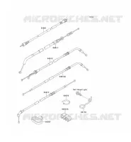 CABLES pour Kawasaki ZEPHYR 750