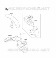 GARDE BOUE pour Kawasaki ZEPHYR 750