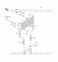 RADIATEUR D'HUILE pour Kawasaki ZEPHYR 750