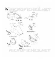 STICKER(BRUN) pour Kawasaki ZEPHYR 750