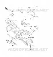 SUPPORT BATTERIE pour Kawasaki ZEPHYR 750