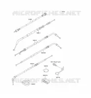 CABLES pour Kawasaki ZEPHYR 750
