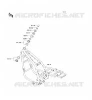 CH&Acirc;SSIS pour Kawasaki ZEPHYR 750