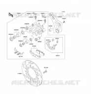 FREIN ARRIERE pour Kawasaki ZEPHYR 750