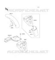 GARDE BOUE pour Kawasaki ZEPHYR 750