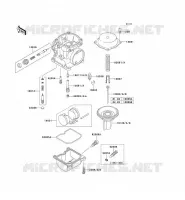 PI&Egrave;CES DE CARBURATEUR pour Kawasaki ZEPHYR 750