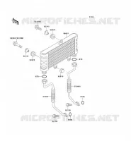 RADIATEUR D'HUILE pour Kawasaki ZEPHYR 750