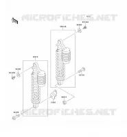 SUSPENSION/AMORTISSEUR pour Kawasaki ZEPHYR 750