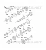 TRANSMISSION pour Kawasaki ZEPHYR 750