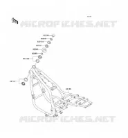 CH&Acirc;SSIS pour Kawasaki ZEPHYR 750
