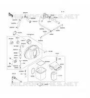FILTRE A AIR pour Kawasaki ZEPHYR 750
