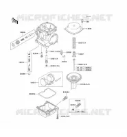 PI&Egrave;CES DE CARBURATEUR pour Kawasaki ZEPHYR 750