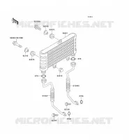 RADIATEUR D'HUILE pour Kawasaki ZEPHYR 750