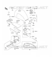 RESERVOIR CARBURANT pour Kawasaki ZEPHYR 750