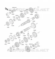 TRANSMISSION pour Kawasaki ZEPHYR 750