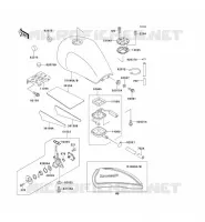 RESERVOIR CARBURANT pour Kawasaki ZEPHYR 750