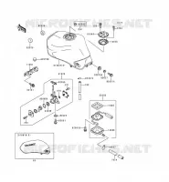 RESERVOIR CARBURANT pour Kawasaki ZR-7