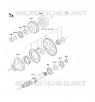 ARBRE SECONDAIRE pour Kawasaki ZR-7S