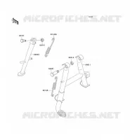 BEQUILLES pour Kawasaki ZR-7S