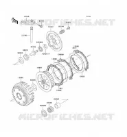 EMBRAYAGE pour Kawasaki ZR-7S