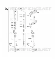 FOURCHE pour Kawasaki ZR-7S