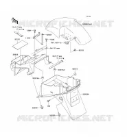 GARDE BOUE pour Kawasaki ZR-7S