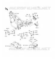 PIECE DE CADRE (COUVERTURE) pour Kawasaki ZR-7S
