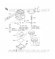 PI&Egrave;CES DE CARBURATEUR pour Kawasaki ZR-7S
