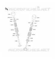SOUPAPE pour Kawasaki ZR-7S