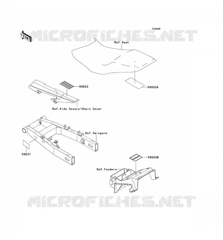 LABEL(CN) Kawasaki MOTOS 750 2004 ZR-7S  ZR750-H4