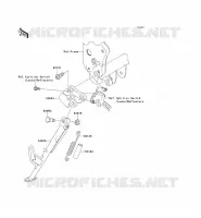 BEQUILLES pour Kawasaki Z750