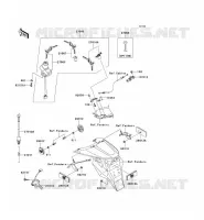 CONTACTEUR SERRURE/R&Eacute;FLECTEUR pour Kawasaki Z750