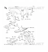 GARDE BOUE pour Kawasaki Z750